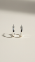 Minimalist Sterling Silver Hoop Earrings