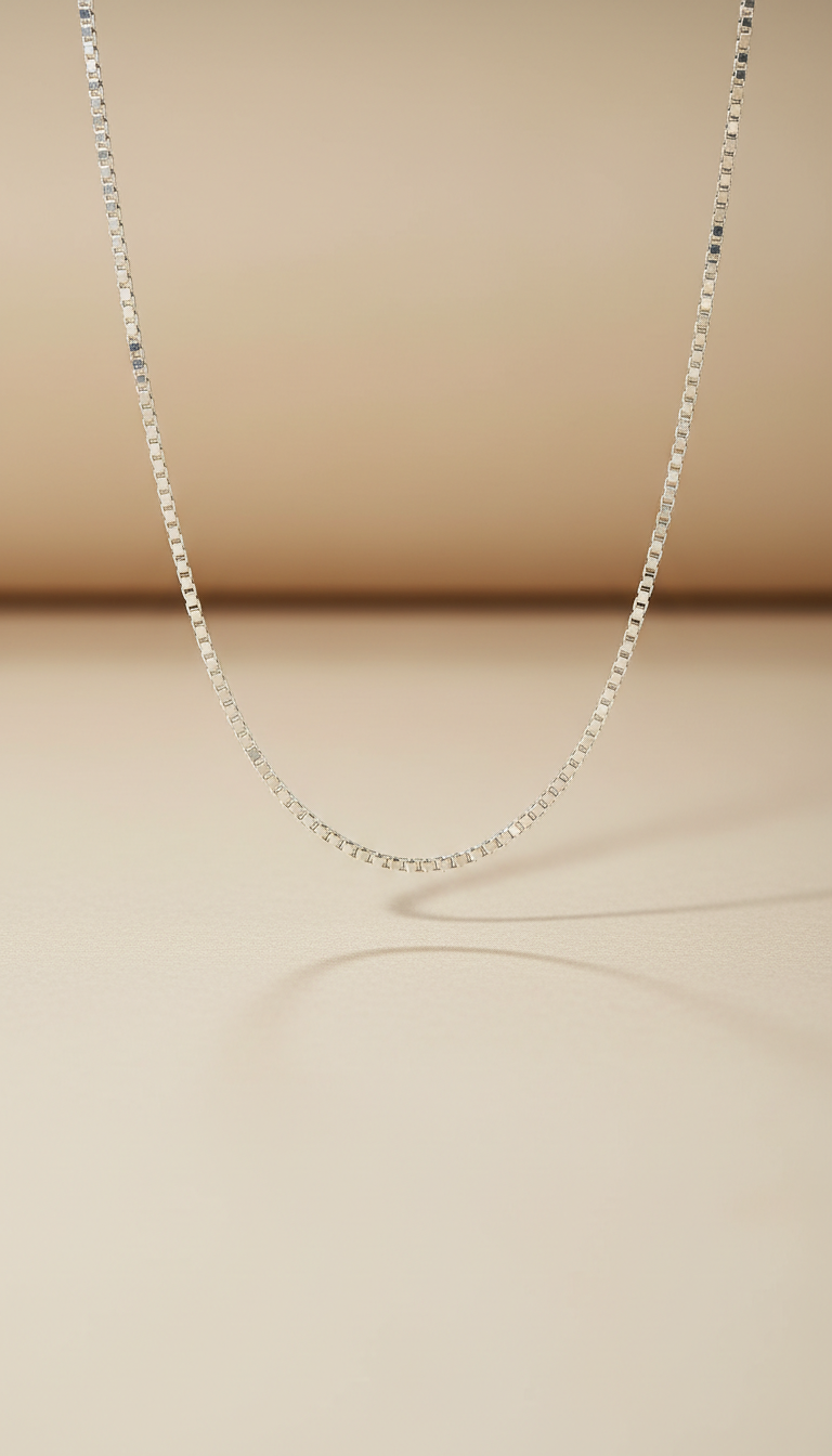 Delicate Sterling Silver Chain Necklace